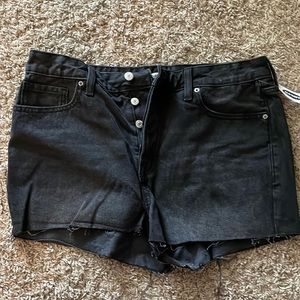 Old navy black jean shorts